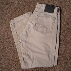 Levis 514 jeans 32x30 cream tan